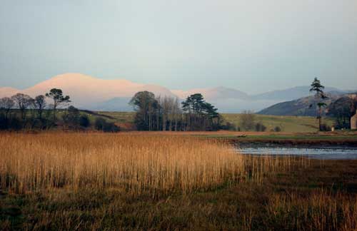 Scafell at sundown