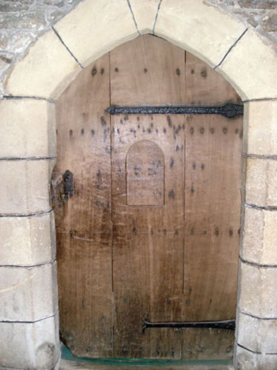 Internal Hall Door, Haddon Hall, Derbyshire