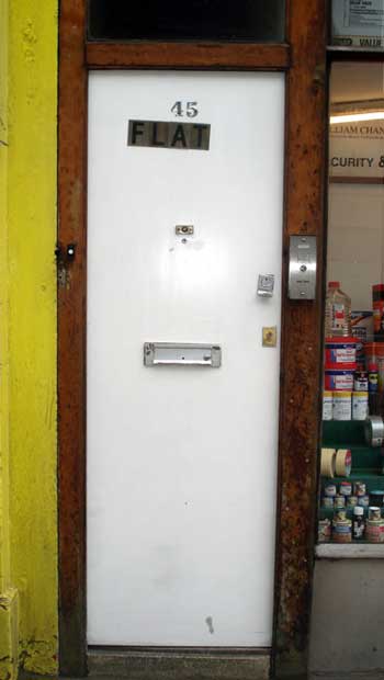 London Flat Door