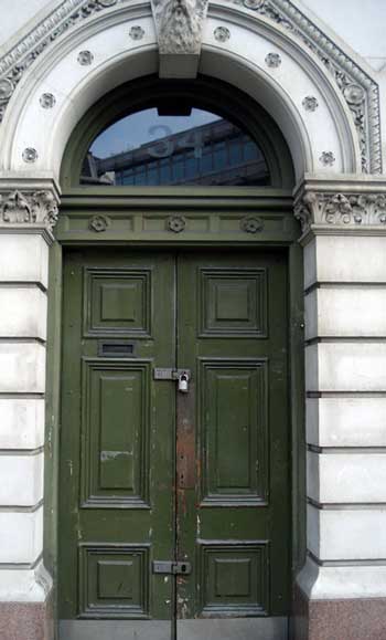 London Office Door